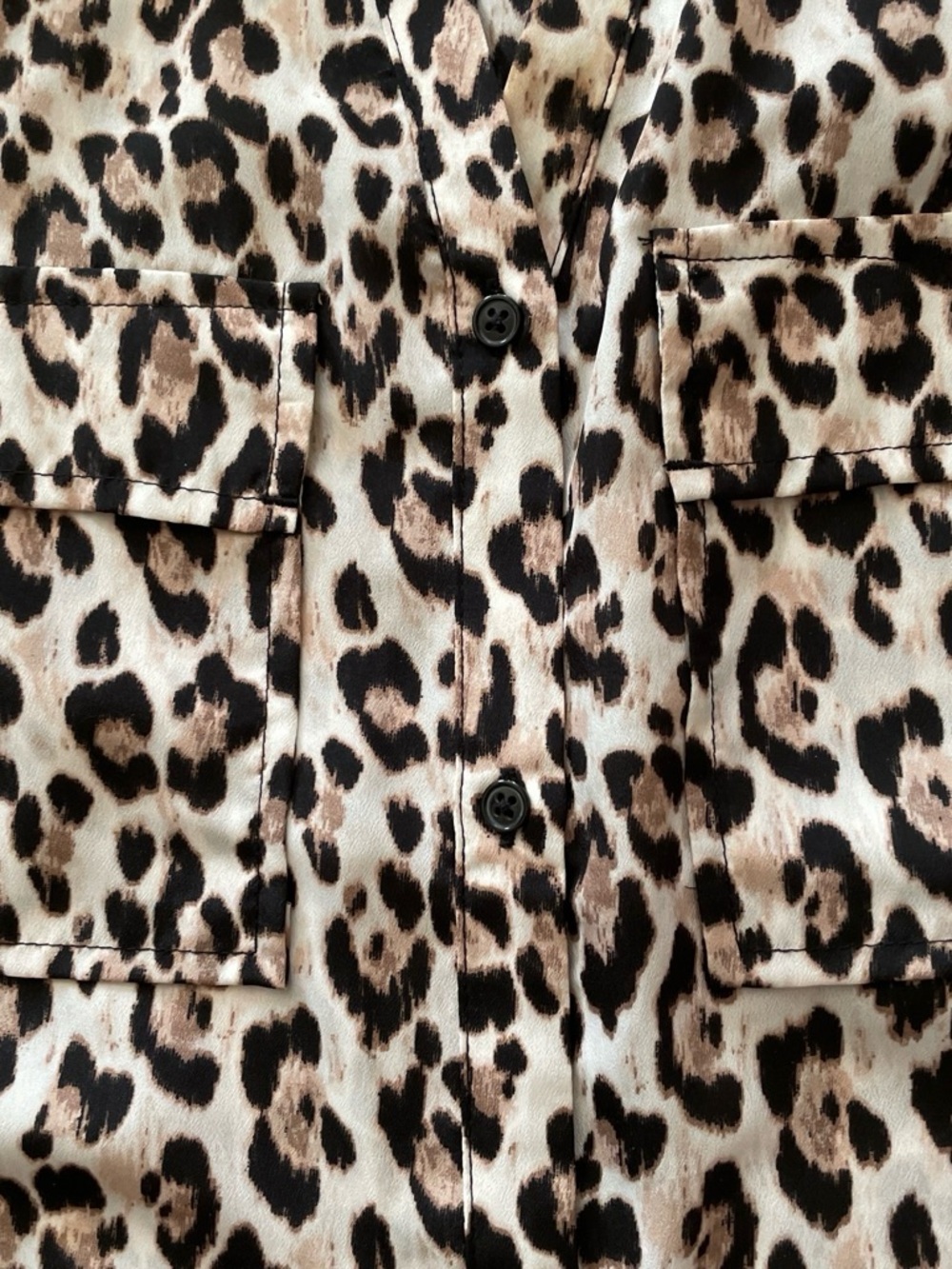 Jones New York Leopard Print Utility Jumpsuit - Black and Brown